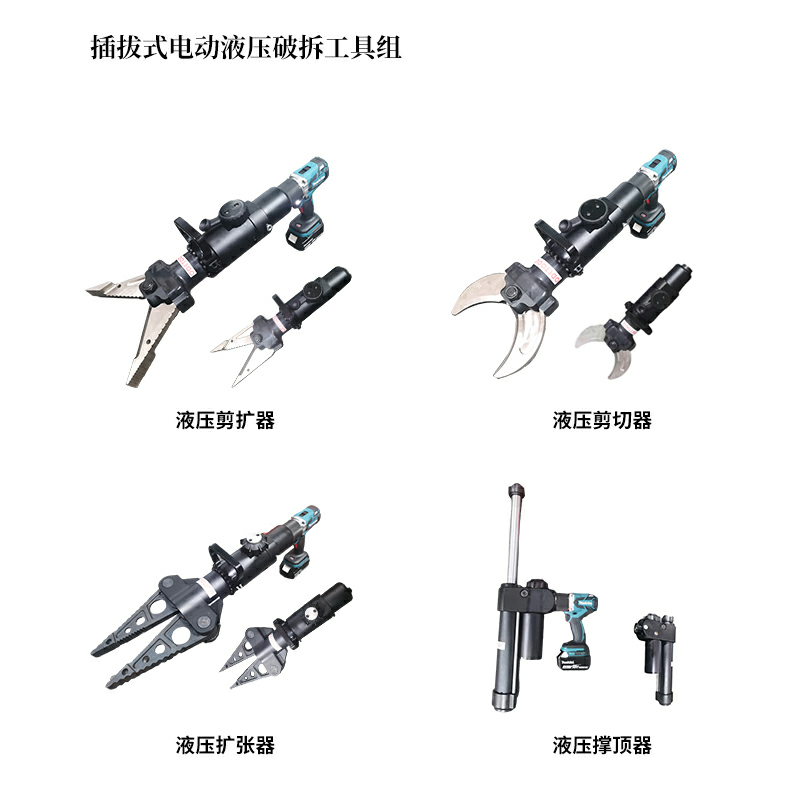 插拔式電動(dòng)液壓破拆工具組(圖1)